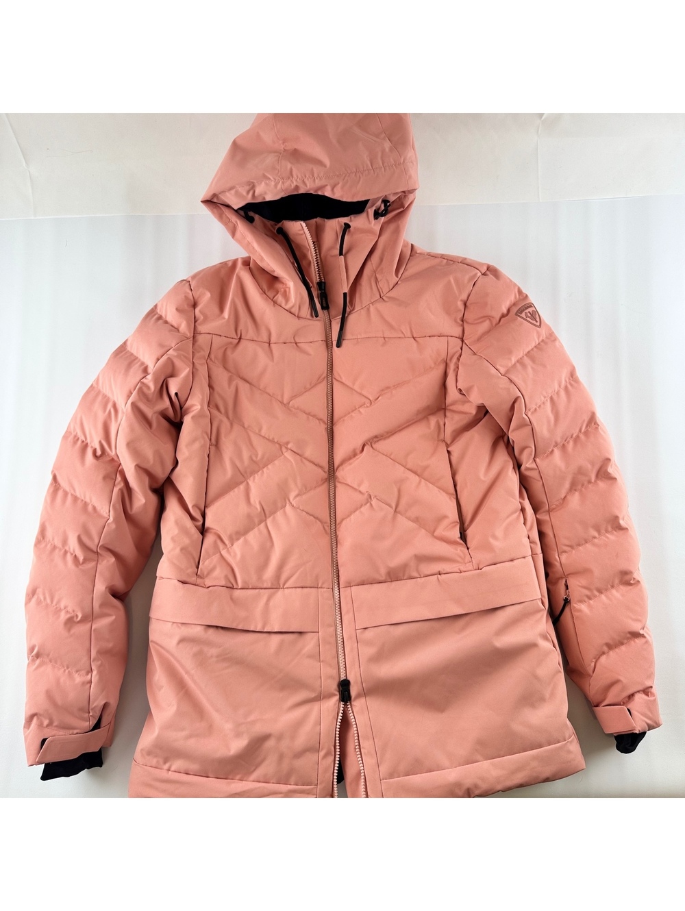 Rossignol Women L Cooper Pink Ski Parka Jacket - Read Below